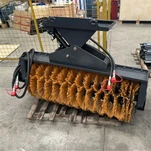 Mini Skid Steer Angled Boom zametač